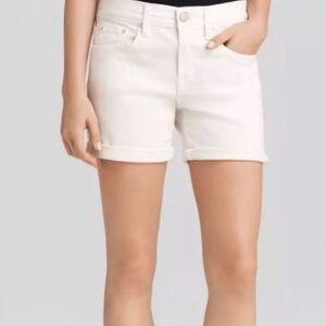 Vince Denim Relaxed Rolled Mason Shorts, 4”